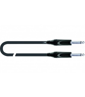 Quik Lok SS/ONE-5 Instrument Cable Blk 5m (Mono 6.3mm Jack Plugs)