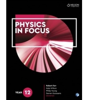 Physics in focus Year 12 Student Book with 4 Access Codes