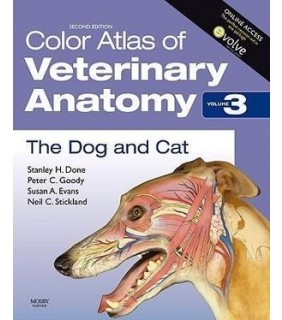 Mosby Wolfe Color Atlas of Veterinary Anatomy, Volume 3, The Dog and Cat