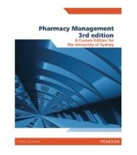 Pearson Australia ebook Pharmacy Management (Custom Edition eBook)