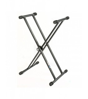 Quik Lok T20 BK Keyboard Stand T-reX Double Brace Black (Retial Box)