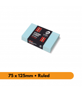 Quill Palm/Study/System Cards Ruled 210gsm 5 x 3 (127 x 76mm) Pack