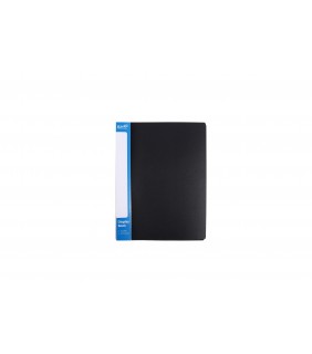 Bantex Fixed Insert Display Book PP A4 40 Pockets - Black