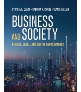 Sage Publications Ltd ebook Business and Society: Ethical, Legal, and Digital Envi