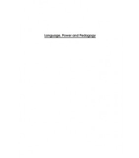 Multilingual Matters (NBN) ebook Language, Power and Pedagogy