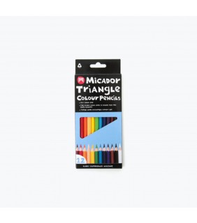 Micador Coloured Pencils 12 Triangle