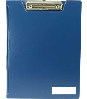 OSMER A4 CLIP FOLDER - 32 X 24.2CM - NAVY BLUE
