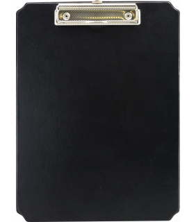 OSMER A4 CLIPBOARD - 32 x 23.4CM - BLACK