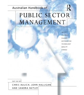 Routledge ebook Australian Handbook of Public Sector Management