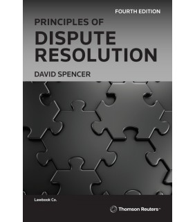 Thomson Reuters ebook Principles of Dispute Resolution 4E