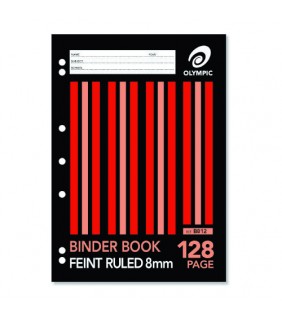 Binder Book A4 8mm 128 Page Stripe Olympic