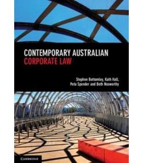 Cambridge University Press ebook Contemporary Australian Corporate Law