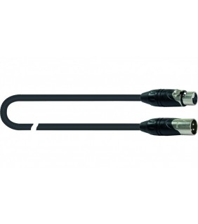 Quik Lok SS/TWO-2 Microphone Cable Blk 2m (XLR Female-XLR Male)