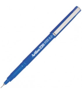 Artline Pen Fineline 0.2mm Artline 220 Blue Single
