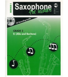 AMEB Saxophone For Leisure Grade 2 E Flat Bk/CD Series 1