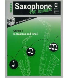 AMEB Saxophone For Leisure Grade 1 B Flat Bk/CD Series 1