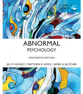 Pearson Education ebook Abnormal Psychology, Global Edition, 18th edition