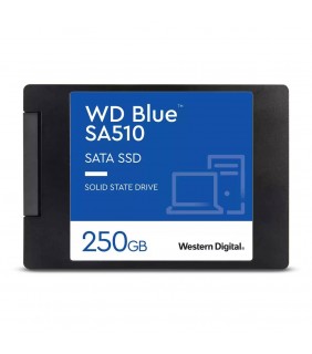 Western Digital WD Blue 3D NAND SSD, 2.5in, SATA, 250GB, 5Yr Warranty