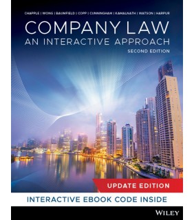 John Wiley & Sons Company Law: An Interactive Approach, 2nd Update Edition