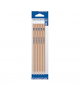 Pencil - HB Staedtler Natural Wood Pencil Pack 5