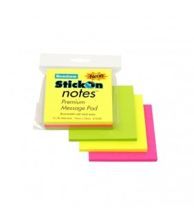 Stick On Notes 76x76mm x50 3pads