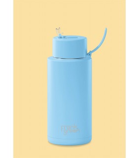 Ceramic Reusable Bottle - Sky Blue - 1 Litre 