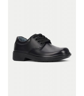Clarks Daytona Junior School Shoe - Black