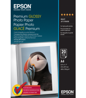Epson Premium Glossy Photo Paper A4 20 Sheet 255GSM
