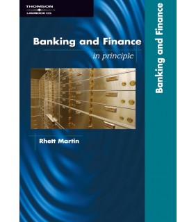 Thomson Reuters eBook Banking and Finance: In Principle