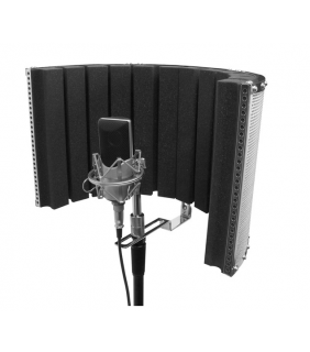 Onstage Isolation Shield, shields MIC from background Noise
