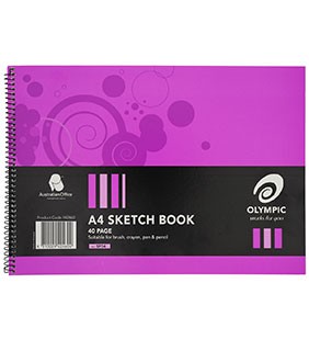 Sketch Book A4 40 Page 110gsm