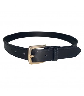 Belt Black Gold Buckle