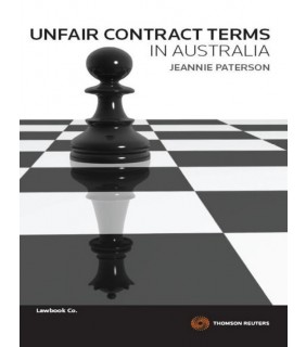 Thomson Reuters eBook Unfair Contract Terms in Australia