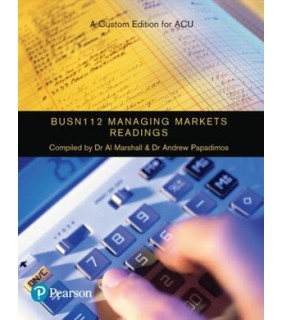 BUSN112 Managing Markets Readings