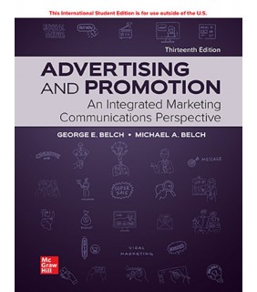 McGraw-Hill Education ebook Advertising And Promotion 13E: An Integrated Mktg Comm