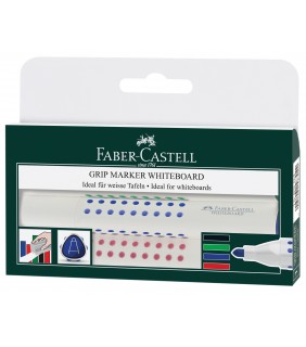 Faber-Castell Grip Whiteboard Markers Pack of 4