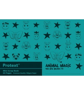 Protext Animal Magic Mini Scrap Book 64page 100gsm PP cover