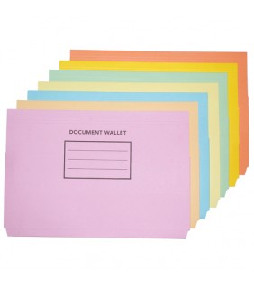 Document Wallet Foolscap Slimpick Buff