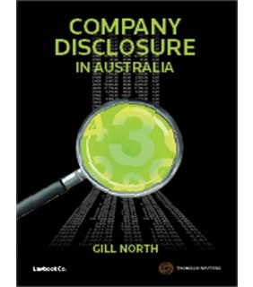 Thomson Reuters eBook Company Disclosure in Australia
