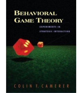 Princeton University Press ebook Behavioral Game Theory
