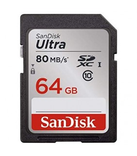 SanDisk Ultra SDXC 64GB 80MB/s Read 10MB/s Write