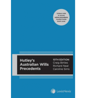 Lexis Nexis Australia Hutley's Australian Wills Precedents