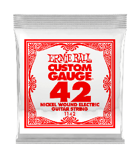 Ernie Ball Guitar Strings Nickel Wound Electric .042 Gauge