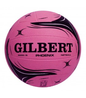 Gilbert NB-Phoenix Netball-Pink-Sz5