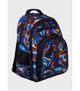 Spencil Big Kids Backpack - Metallic Waves
