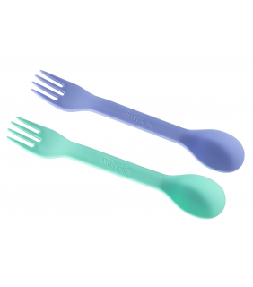 Spencil All-In Lunch Box Spork Set 2pk - Mint/Periwinkle