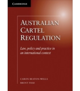 Cambridge University Press ebook Australian Cartel Regulation