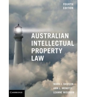Cambridge University Press ebook Australian Intellectual Property Law