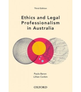 EBOOK RENTAL 180 DAYS Ethics and Legal Professionalism in Australia