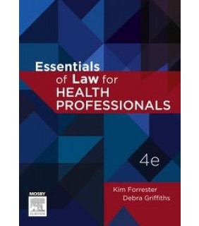 Elsevier Australia ebook Essentials of Law for Health Professionals
